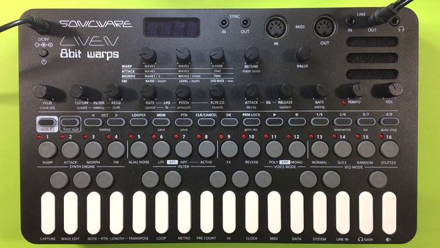 Sonicware Liven 8bit Warps - Audio Looper Tutorial