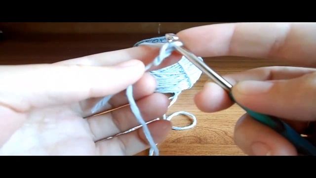 Урок №1. Первая петля при вязании крючком + схема. смотреть онлайн