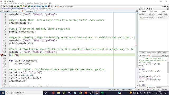 Learn Python Code: Tuple смотреть онлайн