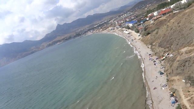 Полёт на параплане,Коктебель,2012