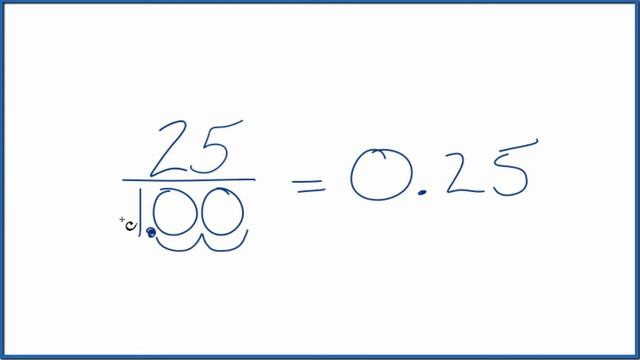 25/100 as a Decimal смотреть онлайн