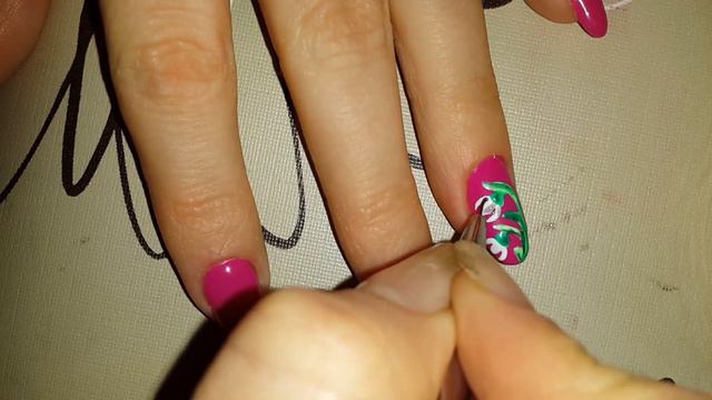 Весенний маникюр. Цветы на ногтях. Подснежники смотреть онлайн