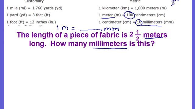 Measurement Conversions Part II