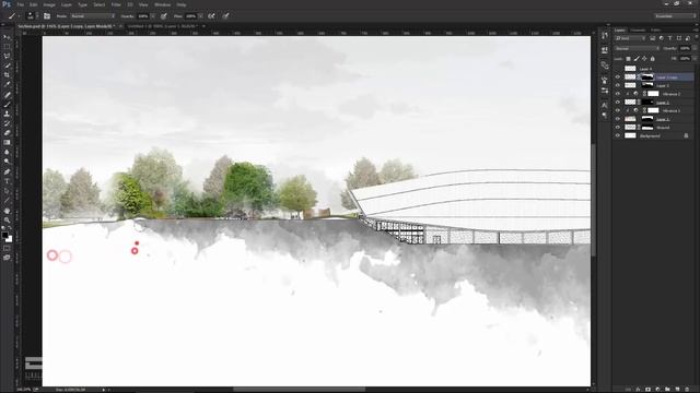 Architecture Elevation - Photoshop Architecture (Hậu kỳ mặt đứng) смотреть онлайн