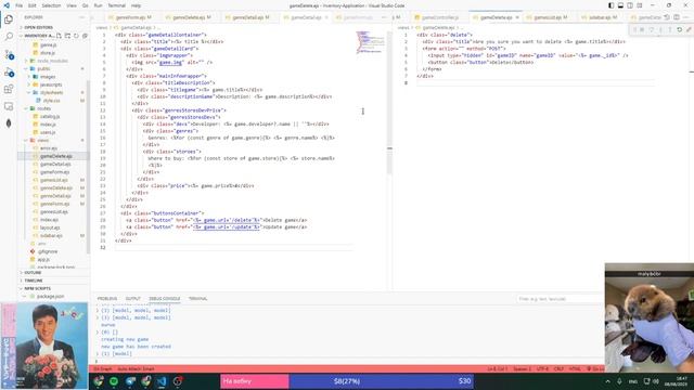 День 118, C2: ?Java script с 0 - Учим Node.js: Express - доделали Inventory Appl смотреть онлайн