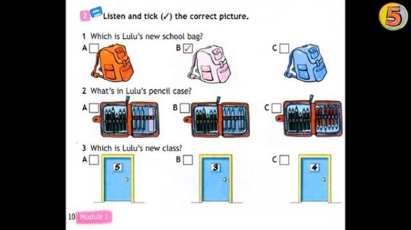 Spotlight. Английский язык. 3 класс.Workbook Стр.10. Упражнение 2.