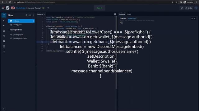 How to Make Economy Discord Bot | #1 смотреть онлайн
