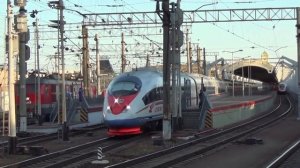 Подборка Скоростных поездов «Сапсан» и «Ласточка»