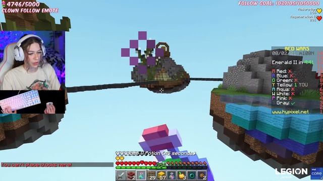 I own Hypixel. REAL (not fake) ? Minecraft Bedwars on Hypixel! | Hannahxxrose Full VOD (8/2/2021) смотреть онлайн