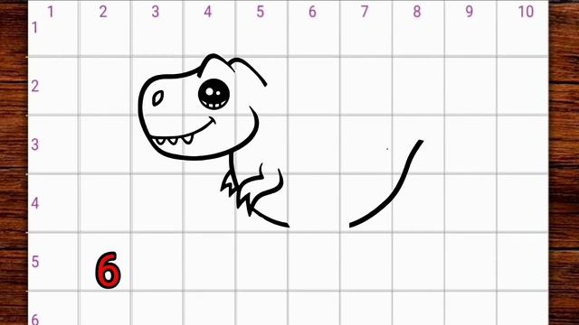 How to draw a dinosaur ? ( easy ? ) смотреть онлайн