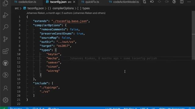 VS Code tips — The TypeScript: Go to project configuration command смотреть онлайн