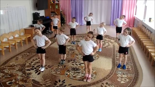 Зарядка в старшей группе детском саду № 54 СЕМИЦВЕТИК смотреть онлайн