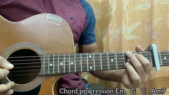 Lil Peep - right here(ft.horse head) | Guitar Tutorial | Lesson | Chords смотреть онлайн