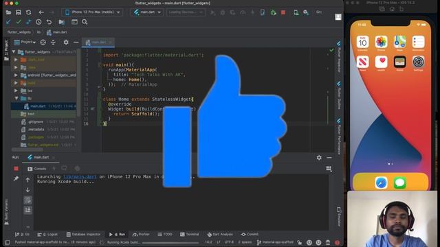 MaterialApp Widget | Scaffold Widget | Flutter Widgets Explained 2021 смотреть онлайн