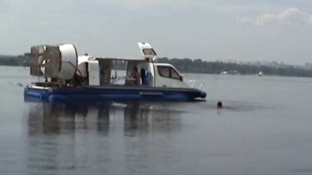 Hovercraft Pegasus. СВП Пегас 14. Трансформер на рыбалке