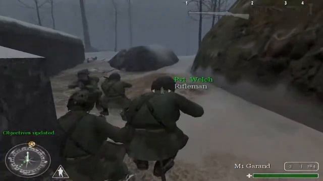 Call of Duty 1 - Mission 23 : Festung Recogne (Allied Campaign) - Walkthrough Gameplay смотреть онлайн