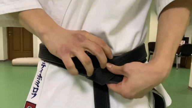Как правильно завязывать пояс в Киокусинкай каратэ смотреть онлайн