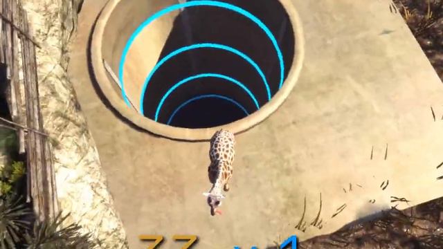 Мего жираф!! Труба которая меняет размеры в goat simulator (гоат симулятор) смотреть онлайн