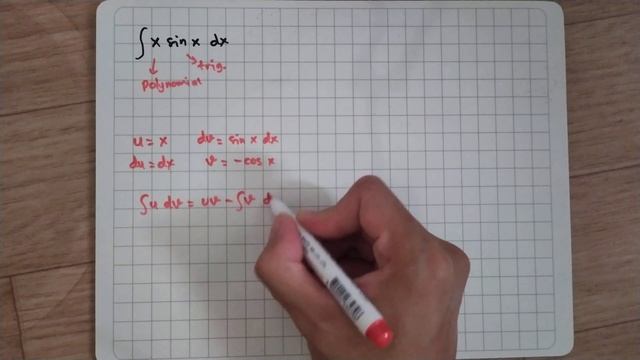 Integral of x sin x dx - Integration by Parts смотреть онлайн