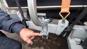 Направлюющие ворота для лодочного прицепа .