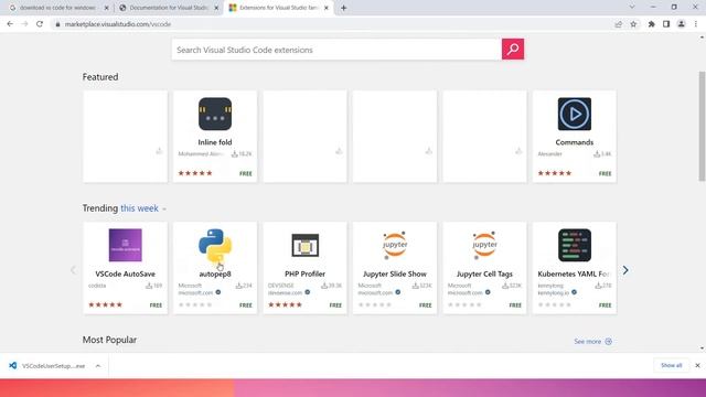 Part 4 - Environment Setup For Python Using Visual Studio Code смотреть онлайн