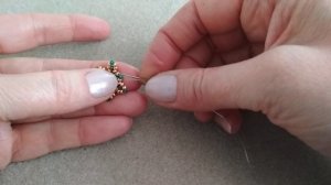 Beaded choker. Чокер с подвеской из бисера. МК узора