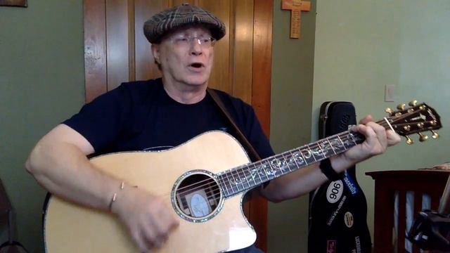 1970 - Why Me Lord - Kris Kristofferson vocal & acoustic guitar cover & chords смотреть онлайн
