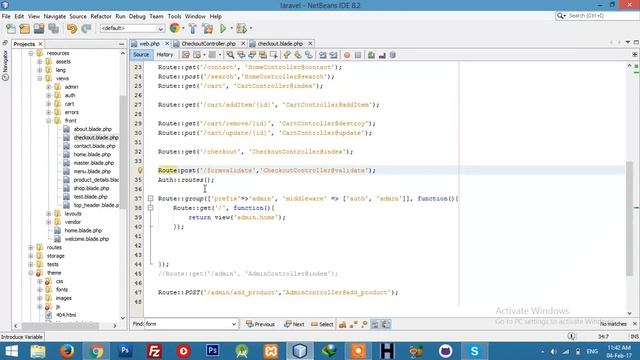 Checkout interface || Form Validations || Laravel 5.3 tutorial for beginners - Part 30 смотреть онлайн