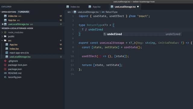 Local Storage | Custom React Hook with Typescript смотреть онлайн