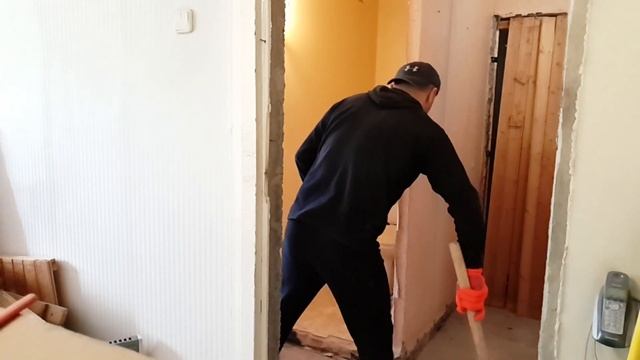 Демонтаж Перегородки / Объединение Ванной и Туалета смотреть онлайн