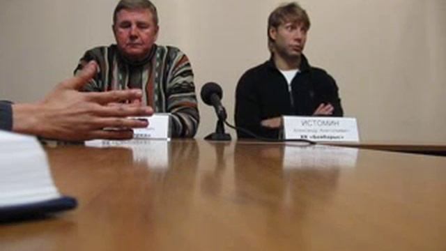 "Сарыарка" - "Бейбарыс"/ Видеозапись пресс-конференции 14.11.2010 смотреть онлайн