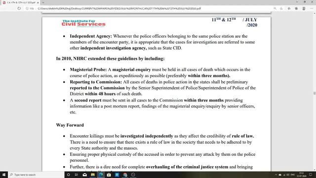 CURRENT AFFAIRS ANALYSIS | 12TH JULY 2020 | THE HINDU EDITORIAL ANALYSIS