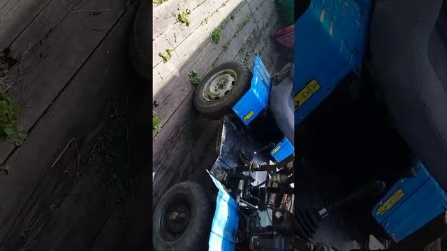 Самодельный мини трактора. И не большая экскурсия по личному подворье. смотреть онлайн