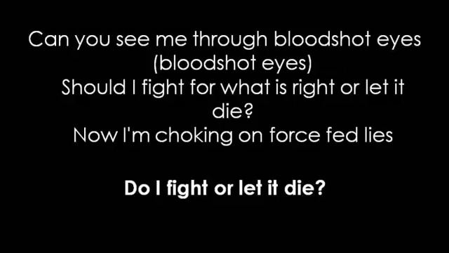 Bullet For My Valentine The Last Fight (Acoustic) Lyrics смотреть онлайн
