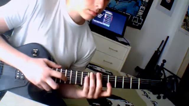 leçon solo amerika rammstein sur guitar!!! смотреть онлайн