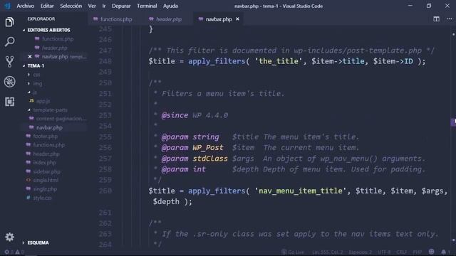 #09 Navbar con Bootstrap 4 (Navegación Multinivel) - Programa tus propios Temas Wordpress [2019] смотреть онлайн
