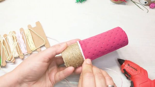 Символ года 2021 бык - поделка с сюрпризом. Игрушки из джута и втулок. смотреть онлайн