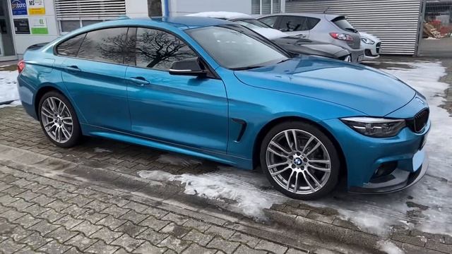 BMW 420i Gran Coupé M-Sportpaket „snapper Rocks Blue metallic“ смотреть онлайн