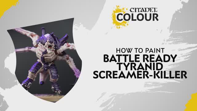 Warhammer 40000 How To Paint - Battle Ready Tyranid Screamer-Killer