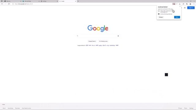 Disable JavaScript in Microsoft Edge смотреть онлайн