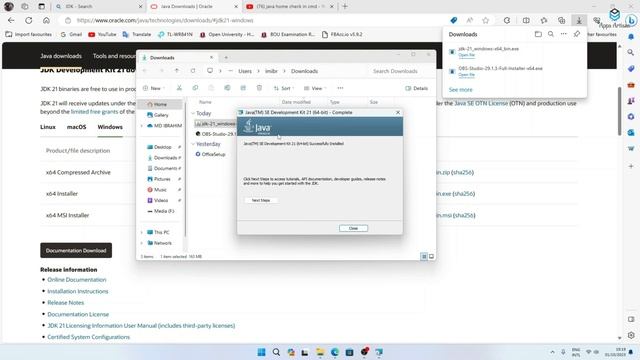 How to Install Java JDK21 on Windows 10/11 | Set Up JAVA_HOME & Set Environment Variables смотреть онлайн