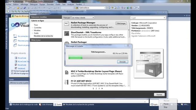Comment installer NuGet dans Visual Studio 2010 - youtube смотреть онлайн