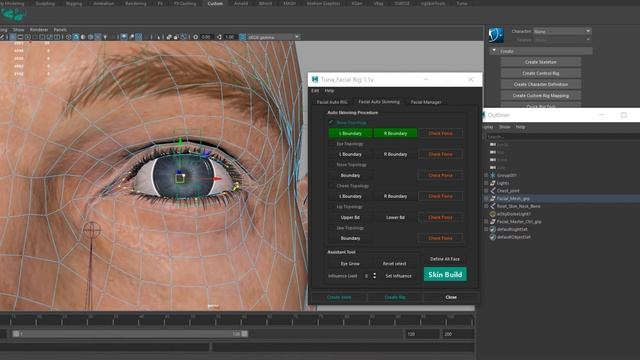 Maya face rig script смотреть онлайн