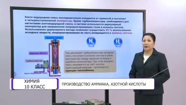 Химия. 10 класс. Производство аммиака, азотной кислоты /12.05.2021/ смотреть онлайн