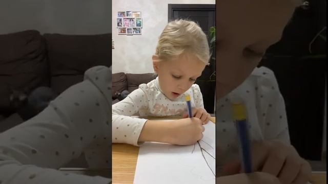 Рисуем березу / рисование