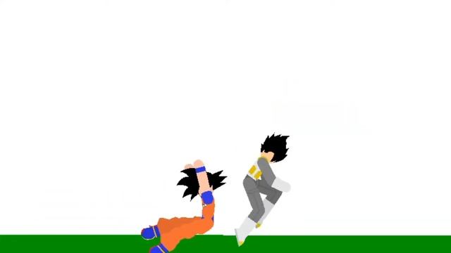 VEGETA VS GOKU (DBZ) [Stick Nodes] JOJO ANIMATION смотреть онлайн