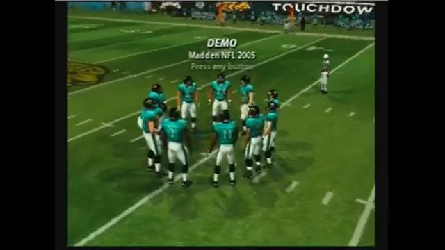 Madden 2005 Playstation 2 PS2 Demo Game Cardinals vs Jaguars First Half смотреть онлайн