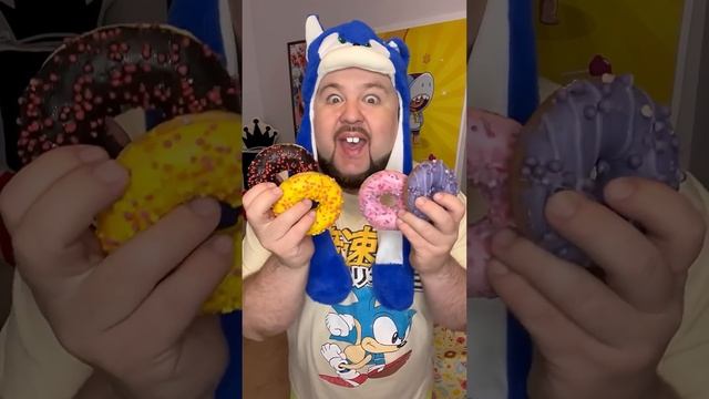 Какие пончики лучше Чёрные ￼Розовые Желтые или Фиолетовые ? смотреть онлайн