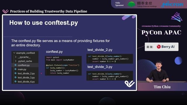 Practices of Building Trustworthy Data Pipeline｜Tim Chiu｜PyCon APAC 2022 смотреть онлайн