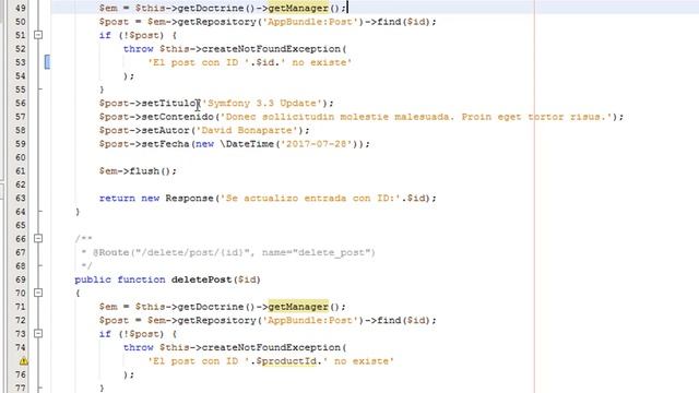19. Curso Symfony 3: Actualizar y borrar registros de nuestra Base de Datos смотреть онлайн